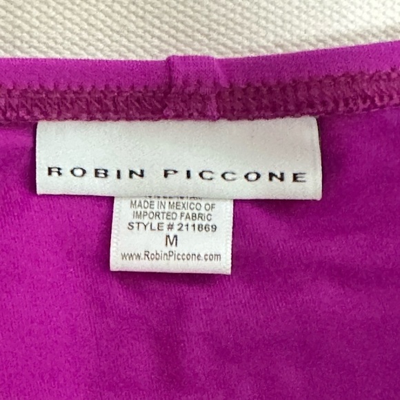Robin Piccone size M Vibrant fuchsia Bikini Bottom Knotted Front Cheeky 3511 YF - Picture 4 of 9